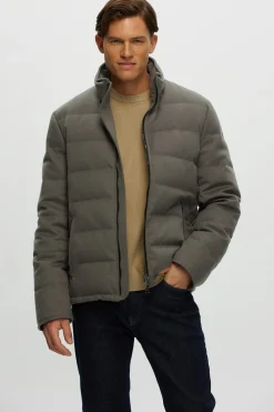 Men's Loro Piana Cashmere Quilted Down Jacket