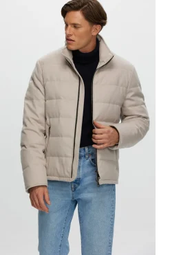 Men's Loro Piana Cashmere Quilted Down Jacket