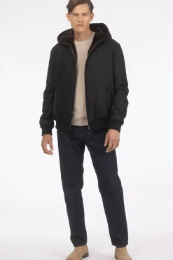 Men's Loro Piana Cashmere & Wool Jacket With Select Shearling Lamb Lining