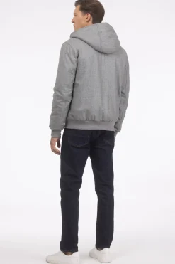 Men's Loro Piana Cashmere & Wool Jacket With Select Shearling Lamb Lining