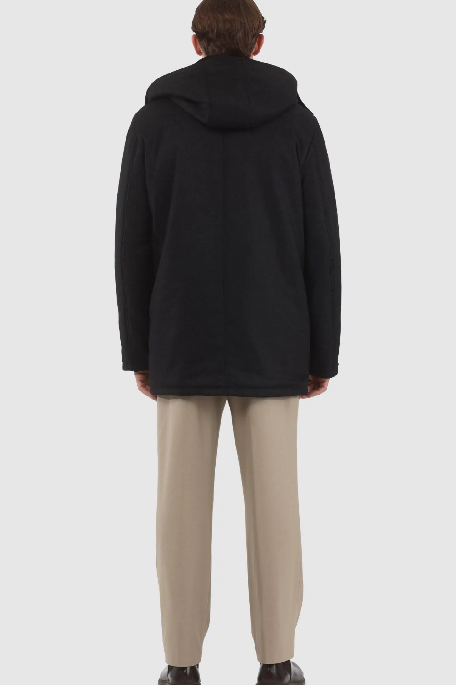 Men's Loro Piana Cashmere & Wool Parka With Select Shearling Lamb Lining