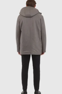 Men's Loro Piana Cashmere & Wool Parka With Select Shearling Lamb Lining