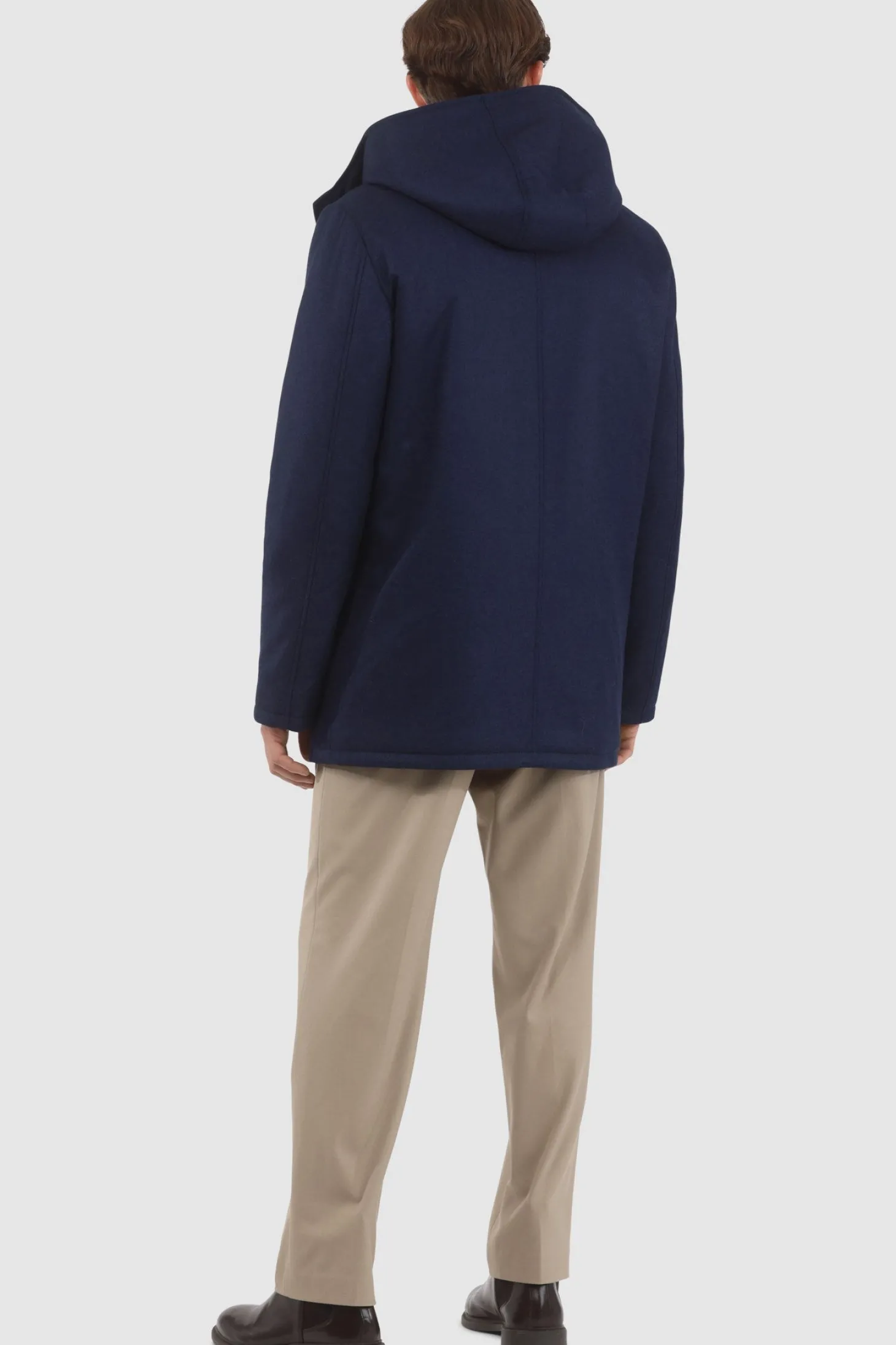 Men's Loro Piana Cashmere & Wool Parka With Select Shearling Lamb Lining