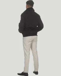 Men's Loro Piana Wool Jacket With Detachable Select Shearling Lamb Collar