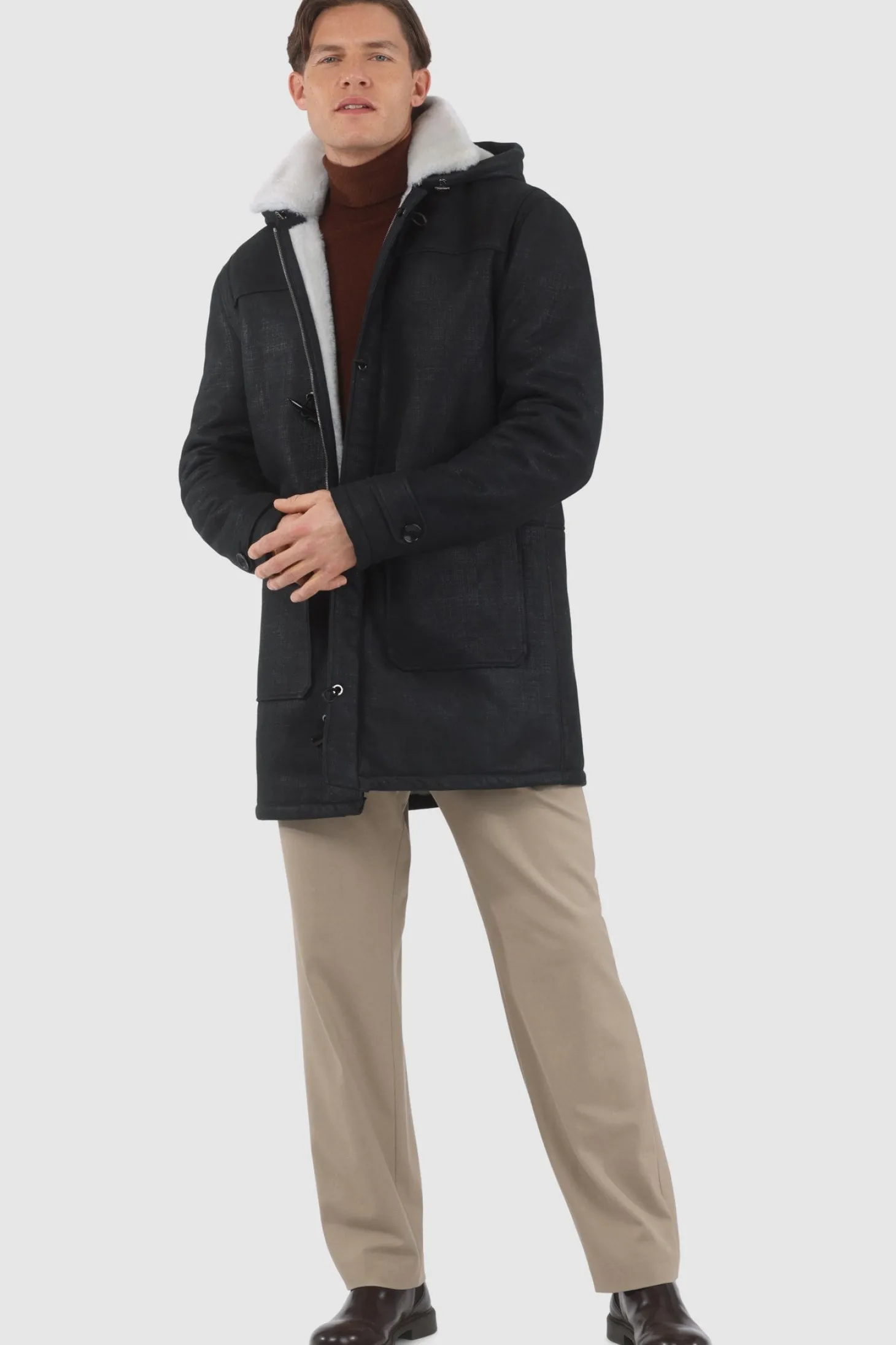 Men's Merino Shearling Lamb Parka
