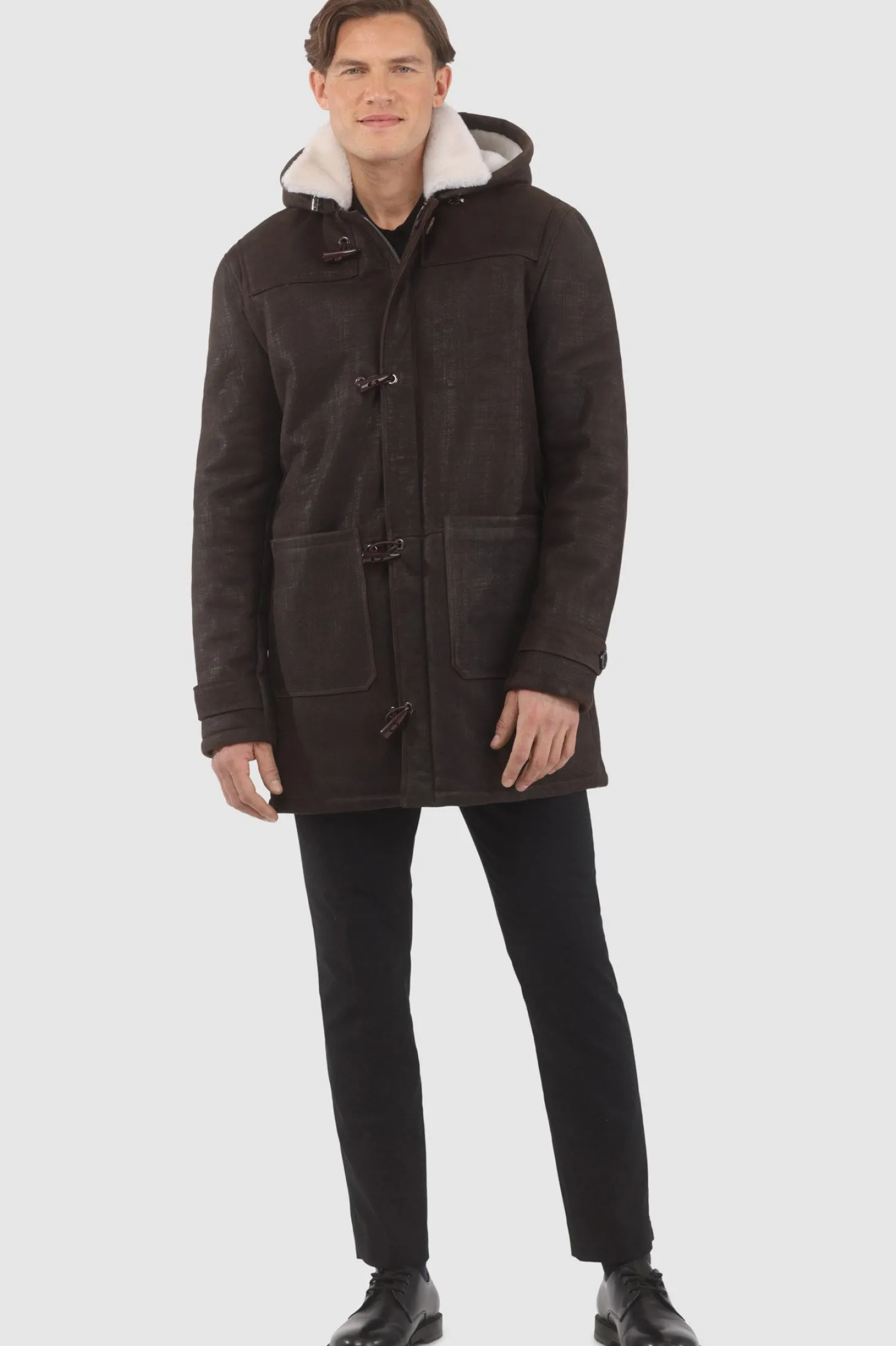 Men's Merino Shearling Lamb Parka