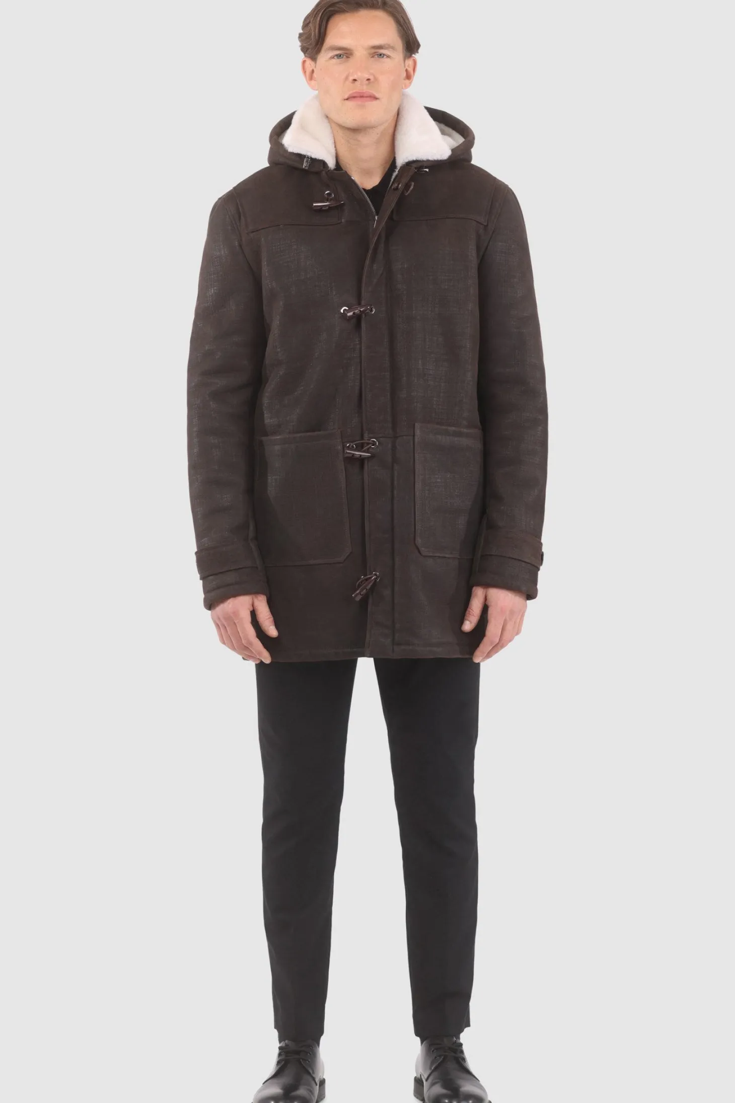Men's Merino Shearling Lamb Parka