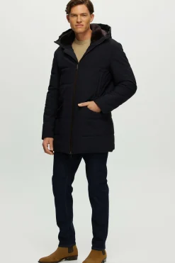 MENS PARKA WITH SELECT SHEARLING LAMB COLLAR