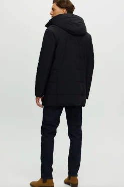 MENS PARKA WITH SELECT SHEARLING LAMB COLLAR