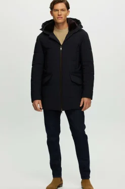 MENS PARKA WITH SELECT SHEARLING LAMB COLLAR