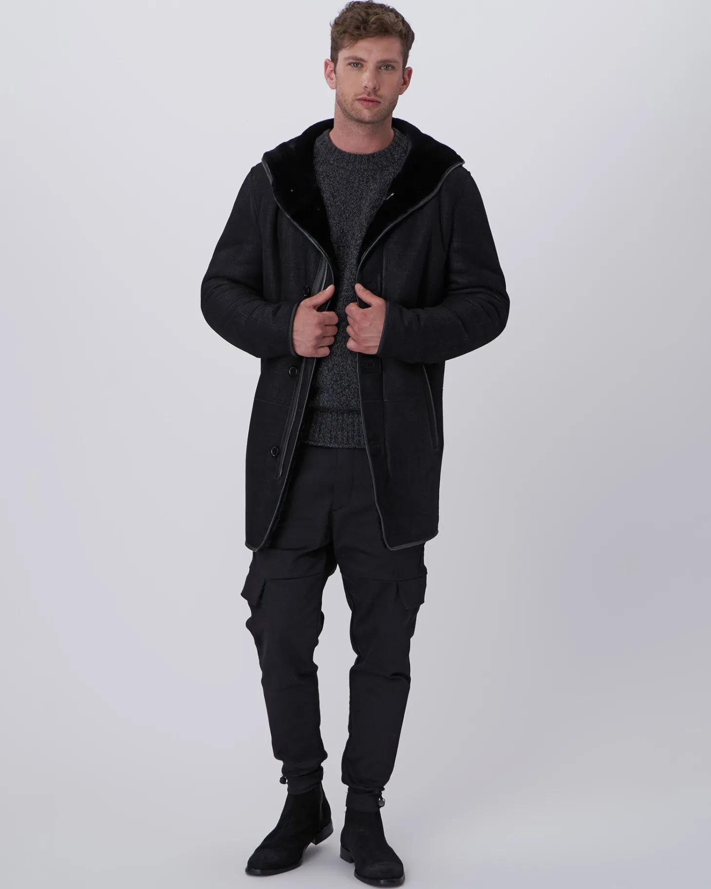 Men's Select Shearling Lamb Parka