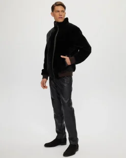 Men's Select Shearling Lamb Bomber Jacket