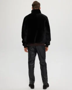 Men's Select Shearling Lamb Bomber Jacket