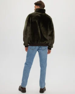 Men's Select Shearling Lamb Bomber Jacket