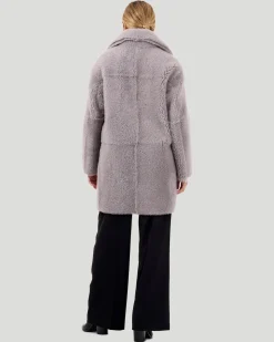 Reversible Long Hair Shearling Lamb Stroller