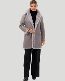 Reversible Long Hair Shearling Lamb Stroller