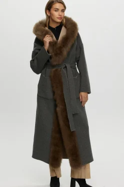 Reversible Loro Piana Cashmere Parka With Select Cashmere Goat Trim