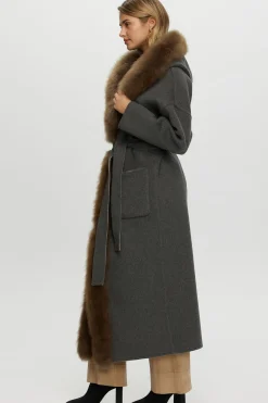 Reversible Loro Piana Cashmere Parka With Select Cashmere Goat Trim