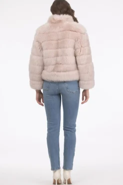 Reversible Merinillo Shearling Lamb Jacket With Cropped Sleeves