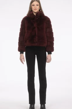 Reversible Merinillo Shearling Lamb Jacket With Cropped Sleeves