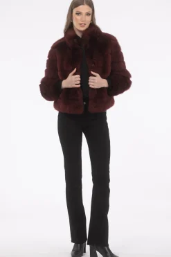 Reversible Merinillo Shearling Lamb Jacket With Cropped Sleeves