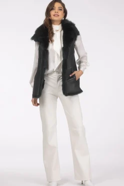 Reversible Merinillo Shearling Lamb Vest