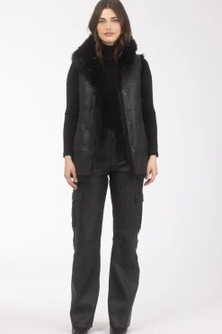 Reversible Merinillo Shearling Lamb Vest