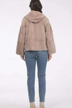 Reversible New Zealand Shearling Lamb Zip Parka