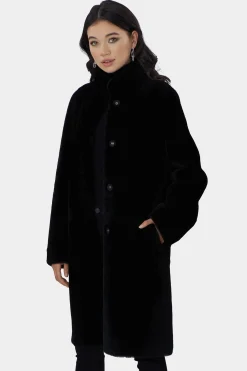 Reversible Select Shearling Lamb Short Coat