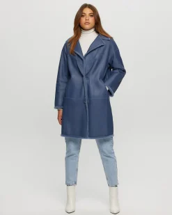 Reversible Select Shearling Lamb Short Coat