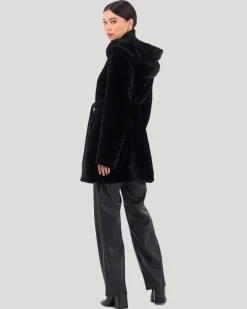 Reversible Select Shearling Lamb Hooded Stroller