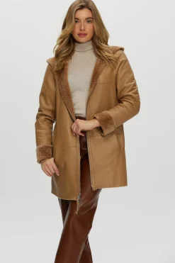 Reversible Select Shearling Lamb Zip Parka