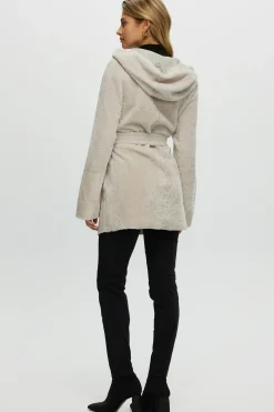 Reversible Select Shearling Lamb Zip Parka