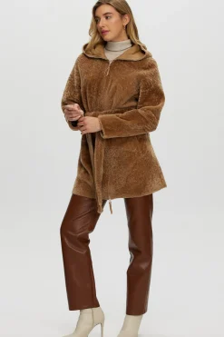 Reversible Select Shearling Lamb Zip Parka