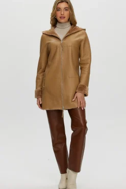 Reversible Select Shearling Lamb Zip Parka