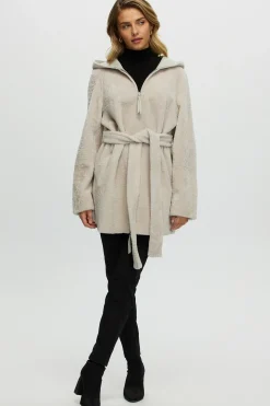 Reversible Select Shearling Lamb Zip Parka