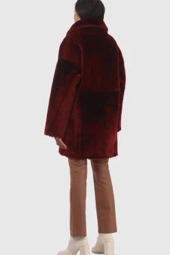 Reversible Select Shearling Lamb Jacket With Embroiderd Trim