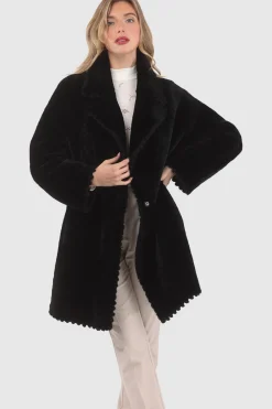 Reversible Select Shearling Lamb Jacket With Embroiderd Trim