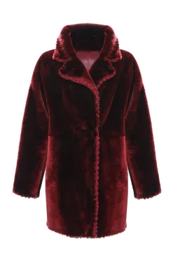 Reversible Select Shearling Lamb Jacket With Embroiderd Trim