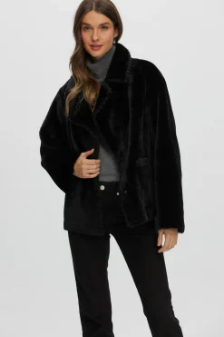 Reversible Select Shearling Lamb Jacket With Embroidered Trim