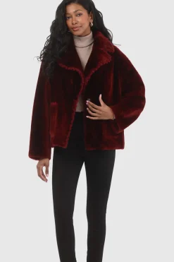 Reversible Select Shearling Lamb Jacket With Embroidered Trim