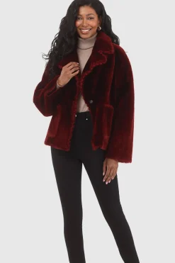 Reversible Select Shearling Lamb Jacket With Embroidered Trim