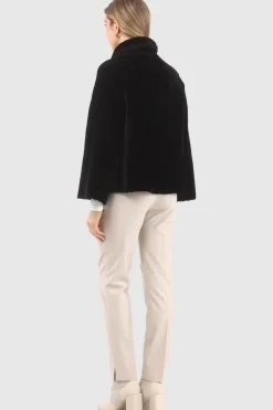 Reversible Select Shearling Jacket With Embroiderd Trim