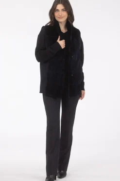 Reversible Select Shearling Lamb Vest With Select Cashmere & Wool Back