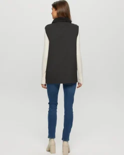 Reversible Select Shearling Lamb Vest With Select Cashmere & Wool Back