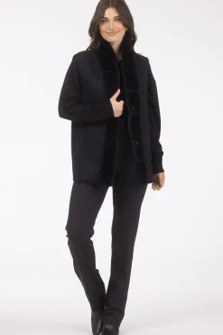 Reversible Select Shearling Lamb Vest With Select Cashmere & Wool Back