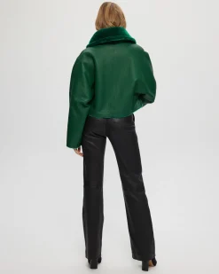 REVERSIBLE SHEARLING LAMB JACKET