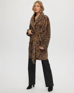 REVERSIBLE SHEARLING LAMB STROLLER, BELT