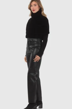 Reversible Textured Shearling Lamb Bolero With Cropped Sleeves