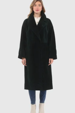 Reversible Textured Shearling Lamb Short Coat